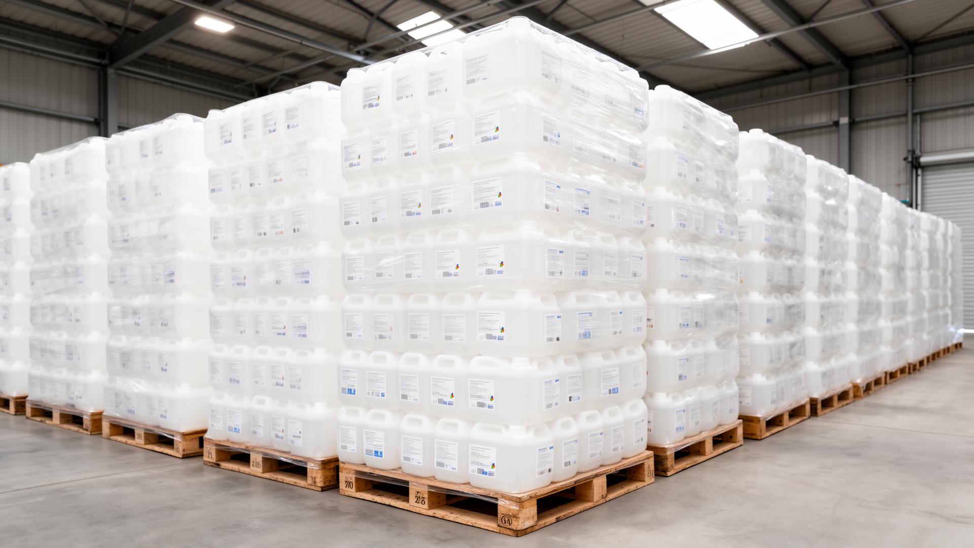 Pallet-load stock, ready to dispatch